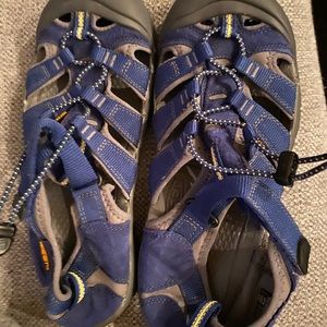 Keen blue shoes